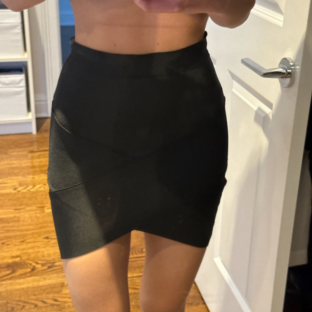 Dance & Marvel Black Bandage Skirt